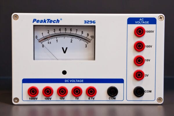 PeakTech® P 3296 Analog voltmeter, 0 ... 0.1/1/10/100 / 1000V AC/DC - Image 6