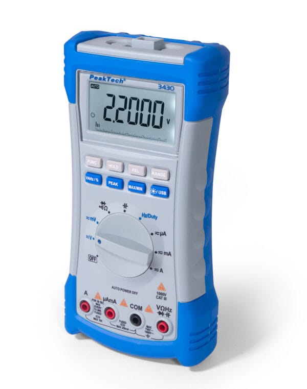 PeakTech® P 3430 Digital multimeter, 20,000 counts, TrueRMS & USB - Image 6