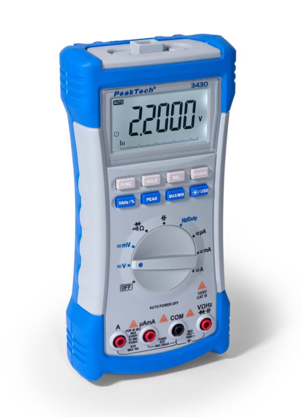 PeakTech® P 3430 Digital multimeter, 20,000 counts, TrueRMS & USB - Image 7