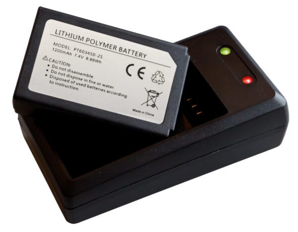 PeakTech® P 3440 BC charger and spare battery for PeakTech 3440