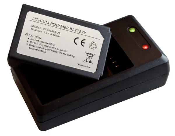 PeakTech® P 3440 BC charger and spare battery for PeakTech 3440