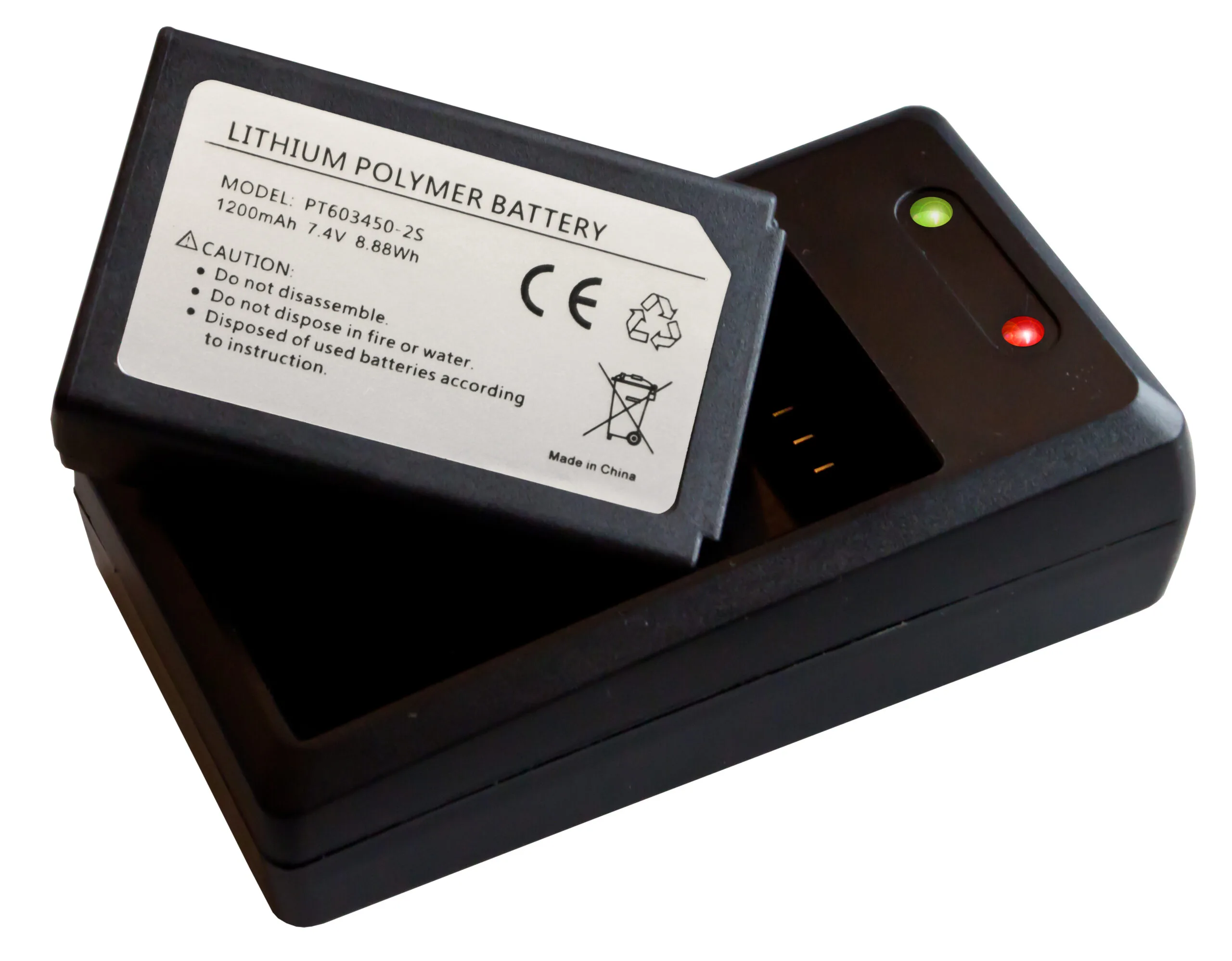 PeakTech® P 3440 BC charger and spare battery for PeakTech 3440