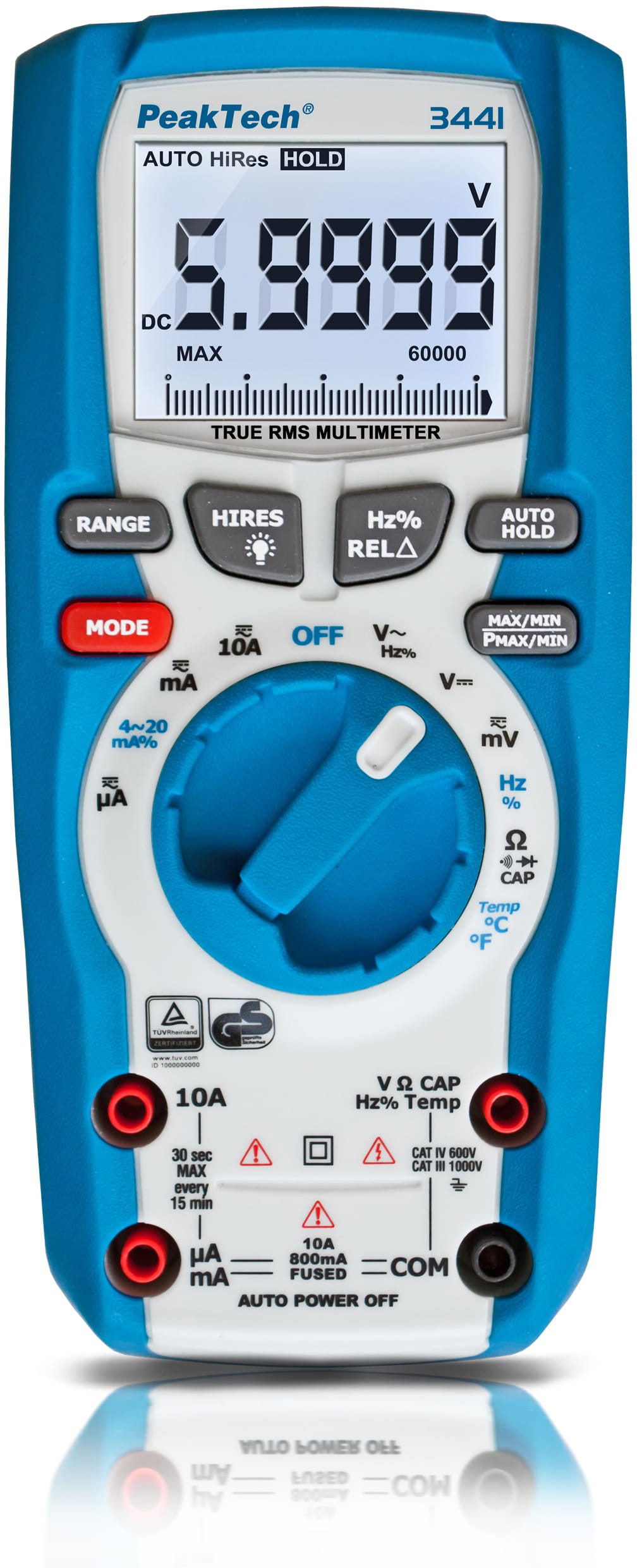 PeakTech® P 3441 TrueRMS digital multimeter ~ 60.000 Counts ~ 1000V AC/DC