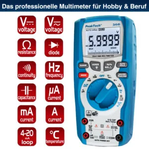PeakTech® P 3441 TrueRMS digital multimeter ~ 60.000 Counts ~ 1000V AC/DC - Image 6