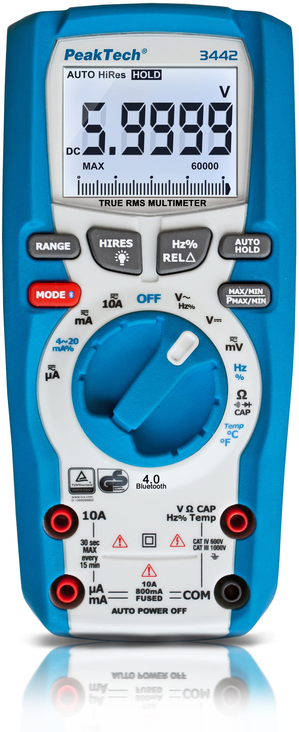 PeakTech® P 3442 TrueRMS digital multimeter ~ 60.000 Counts ~ 1000V AC/DC