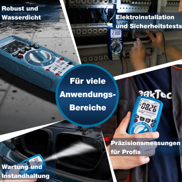 PeakTech® P 3443 Digital multimeter 6,000 counts, IP67 - Image 6
