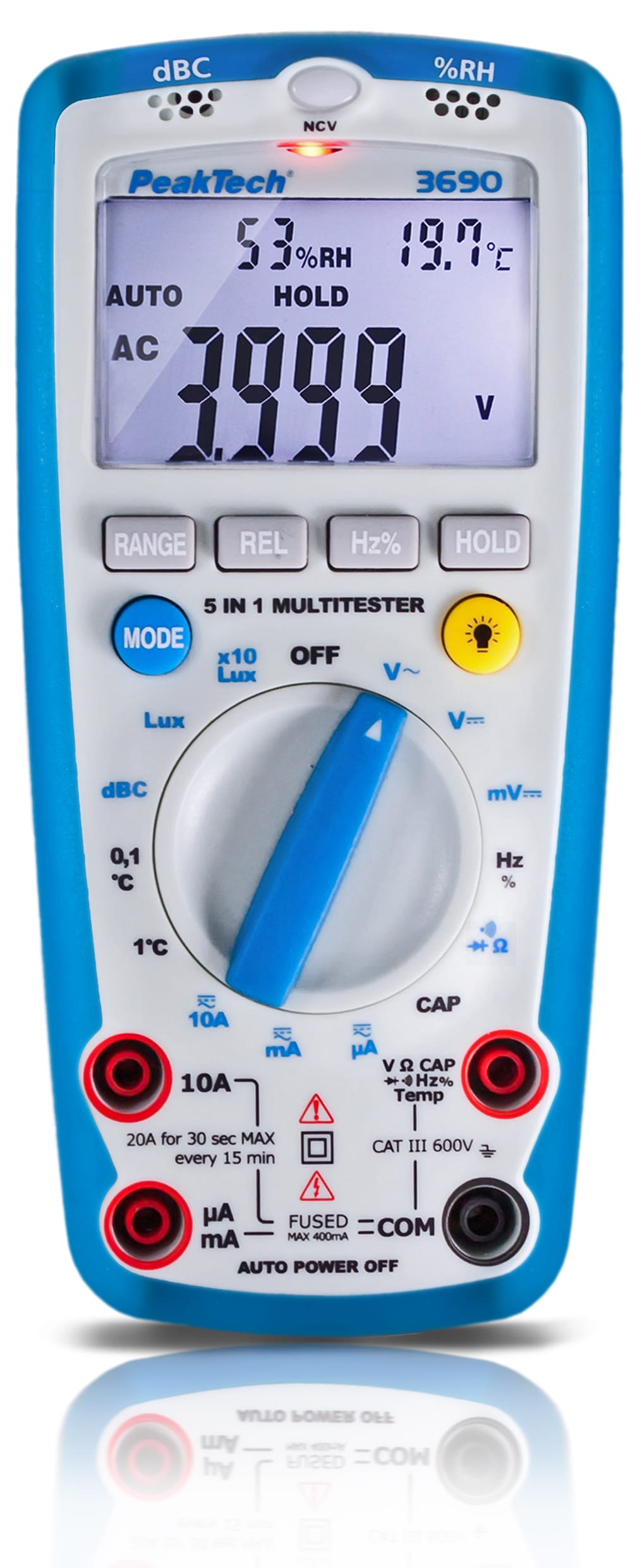PeakTech® P 3690 4000 counts multimeter