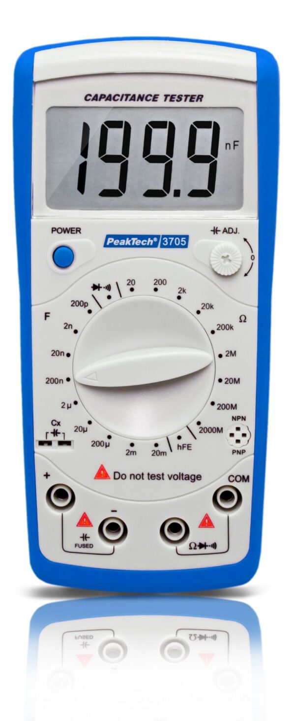 peaktech® p 3705 digital capacitance meter