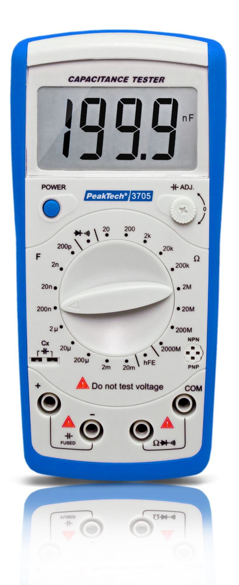 peaktech® p 3705 digital capacitance meter