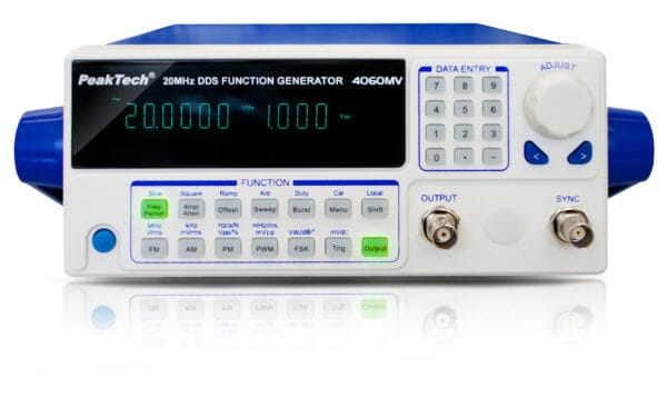 PeakTech® P 4060 MV DDS function generator 10 µHz - 20 MHz
