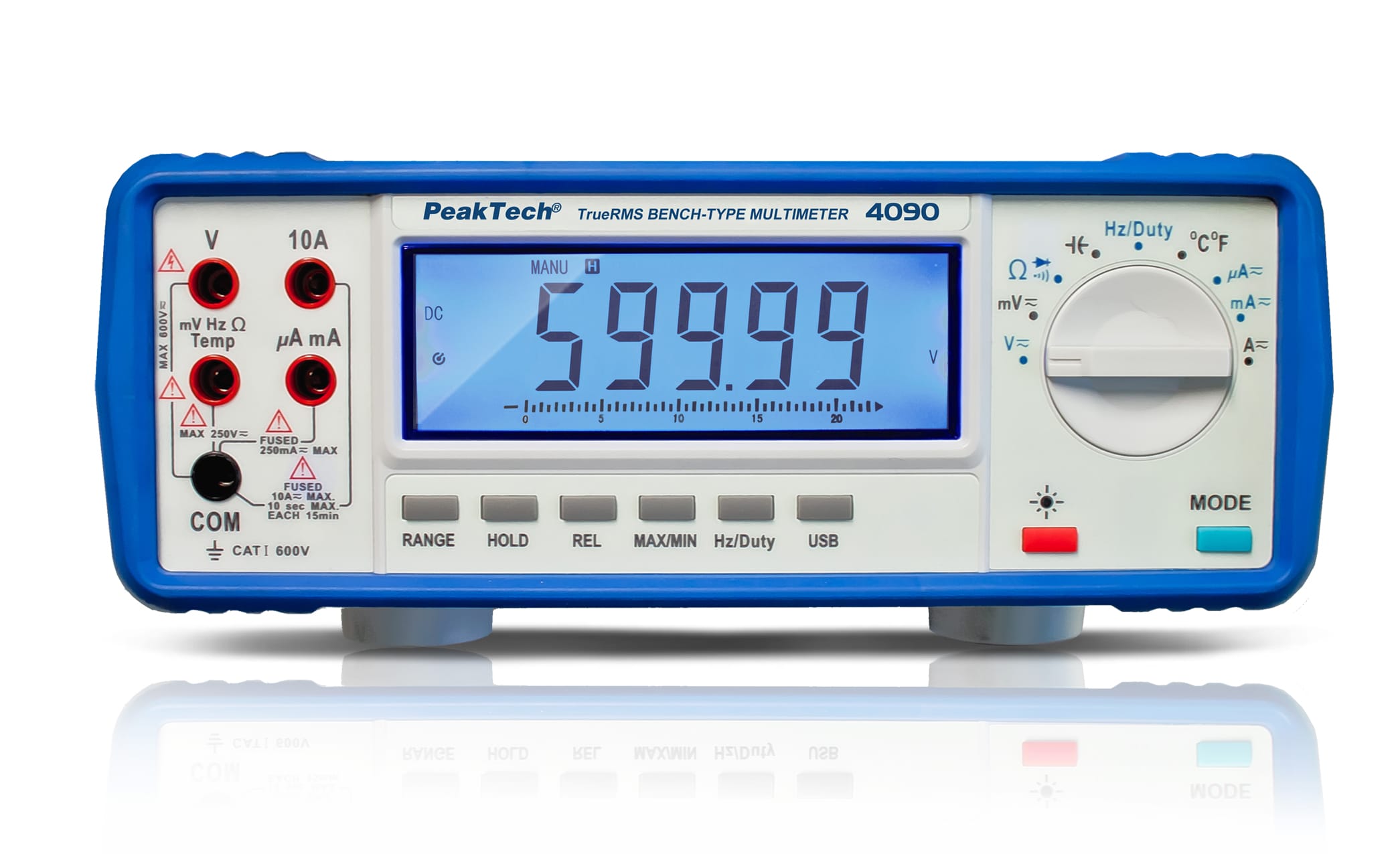 PeakTech® P 4090 Graphical bench multimeter