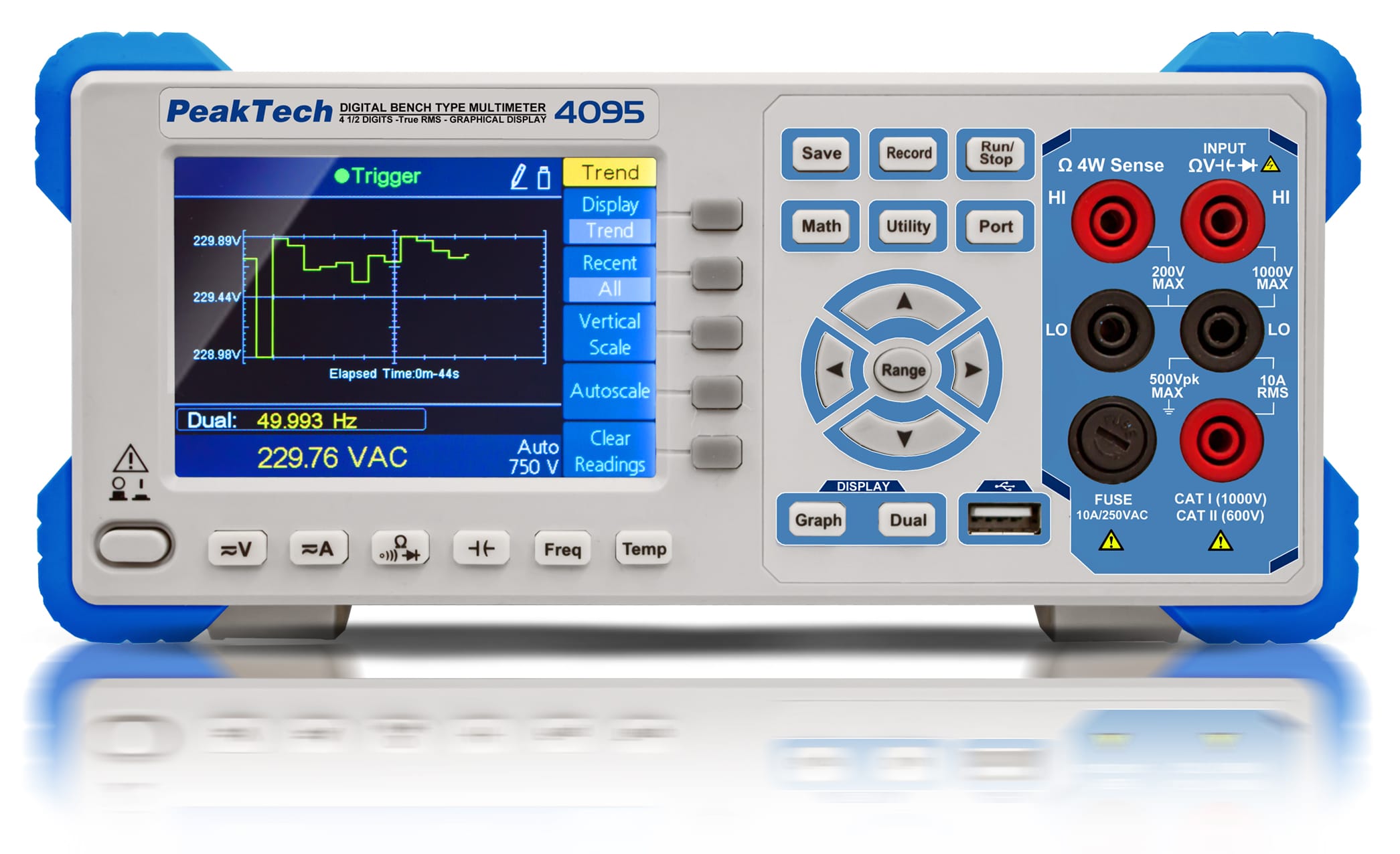 PeakTech® P 4095 Graphical bench multimeter
