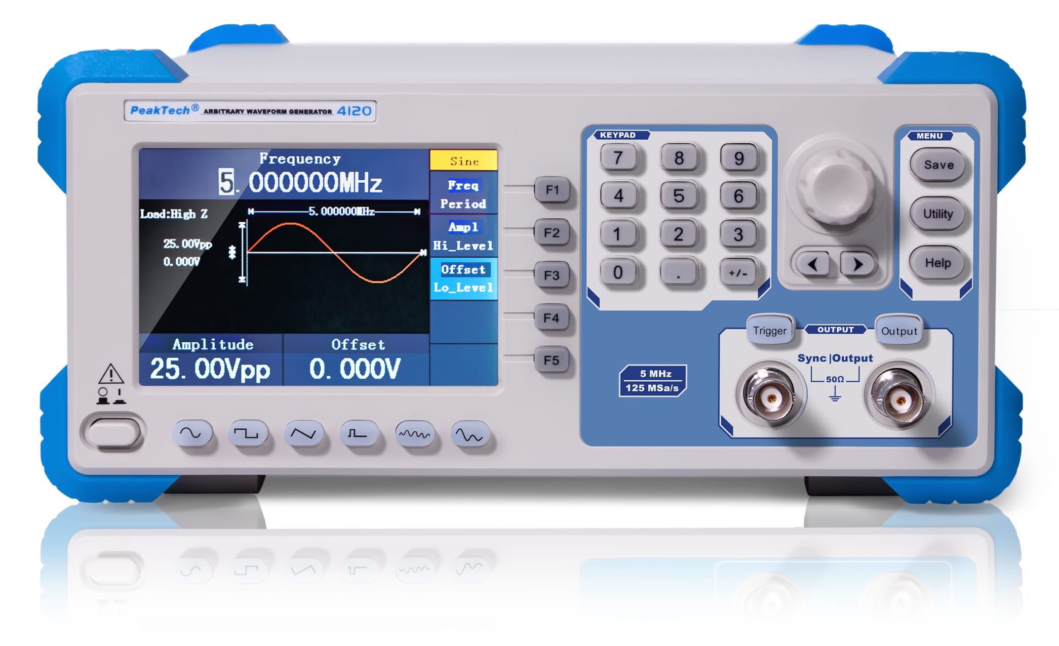PeakTech® P 4120 1CH arbitrary function generator