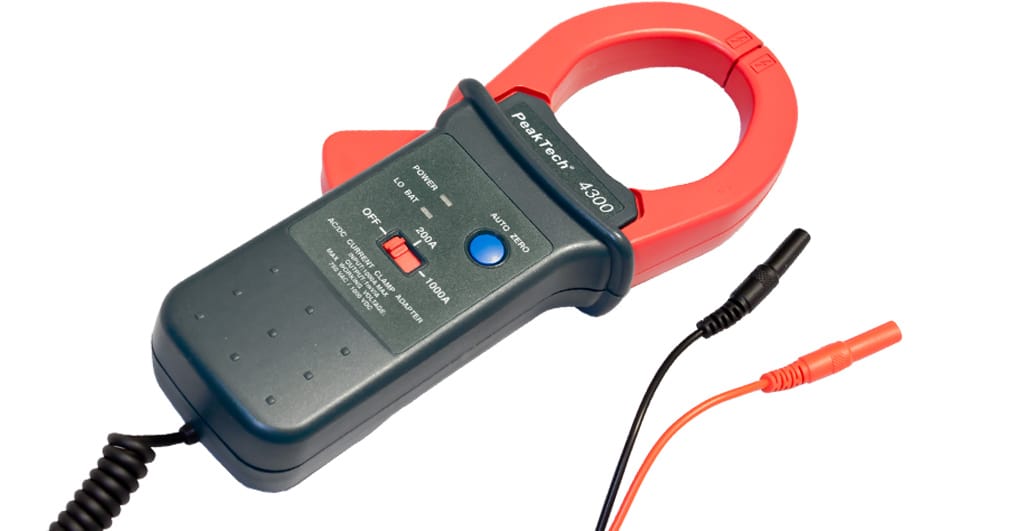 PeakTech® P 4300 Current Clamp Adapter 1000 A AC/DC