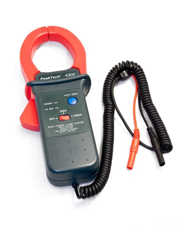 PeakTech® P 4300 Current Clamp Adapter 1000 A AC/DC, with 4mm Plugs - Image 4