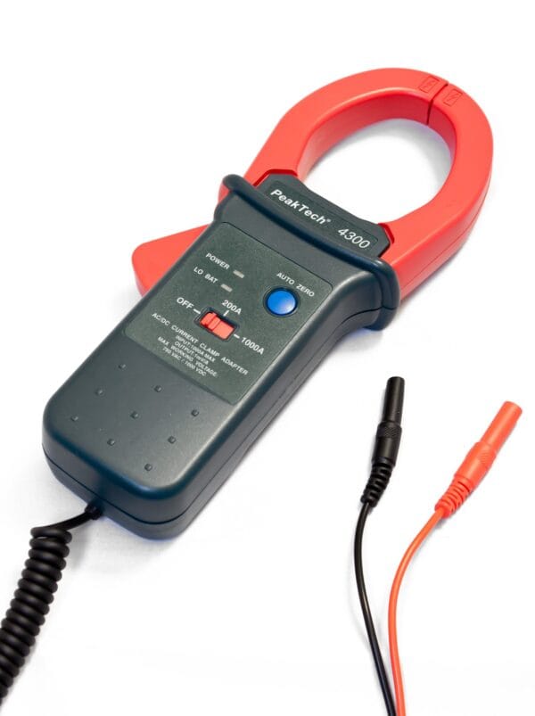 PeakTech® P 4300 Current Clamp Adapter 1000 A AC/DC, with 4mm Plugs - Image 3