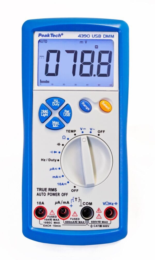 PeakTech® P 4390 Digital Multimeter, 6.000 Counts, TrueRMS - Image 4