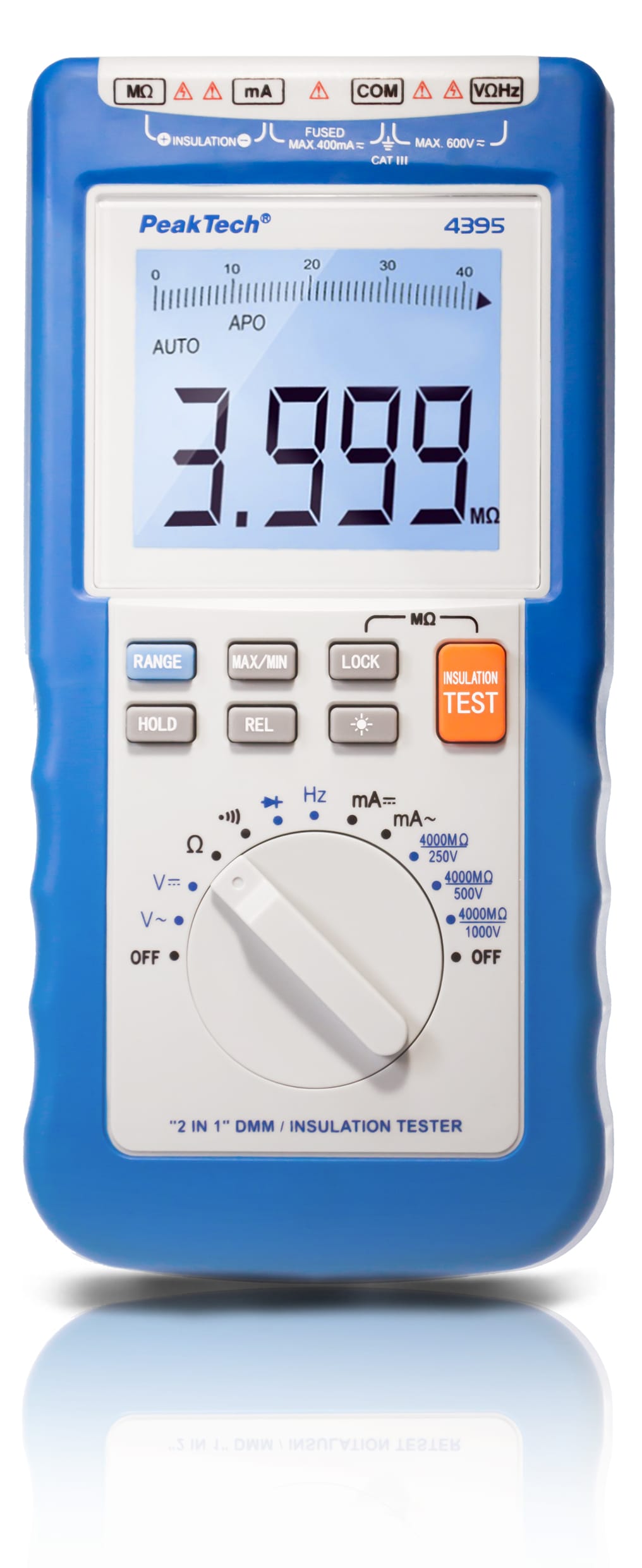 PeakTech® P 4395 2 in 1 DMM/insulation Tester