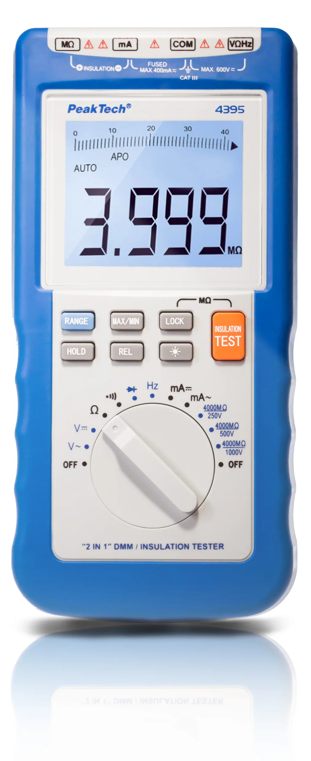 PeakTech® P 4395 2 in 1 DMM/insulation Tester
