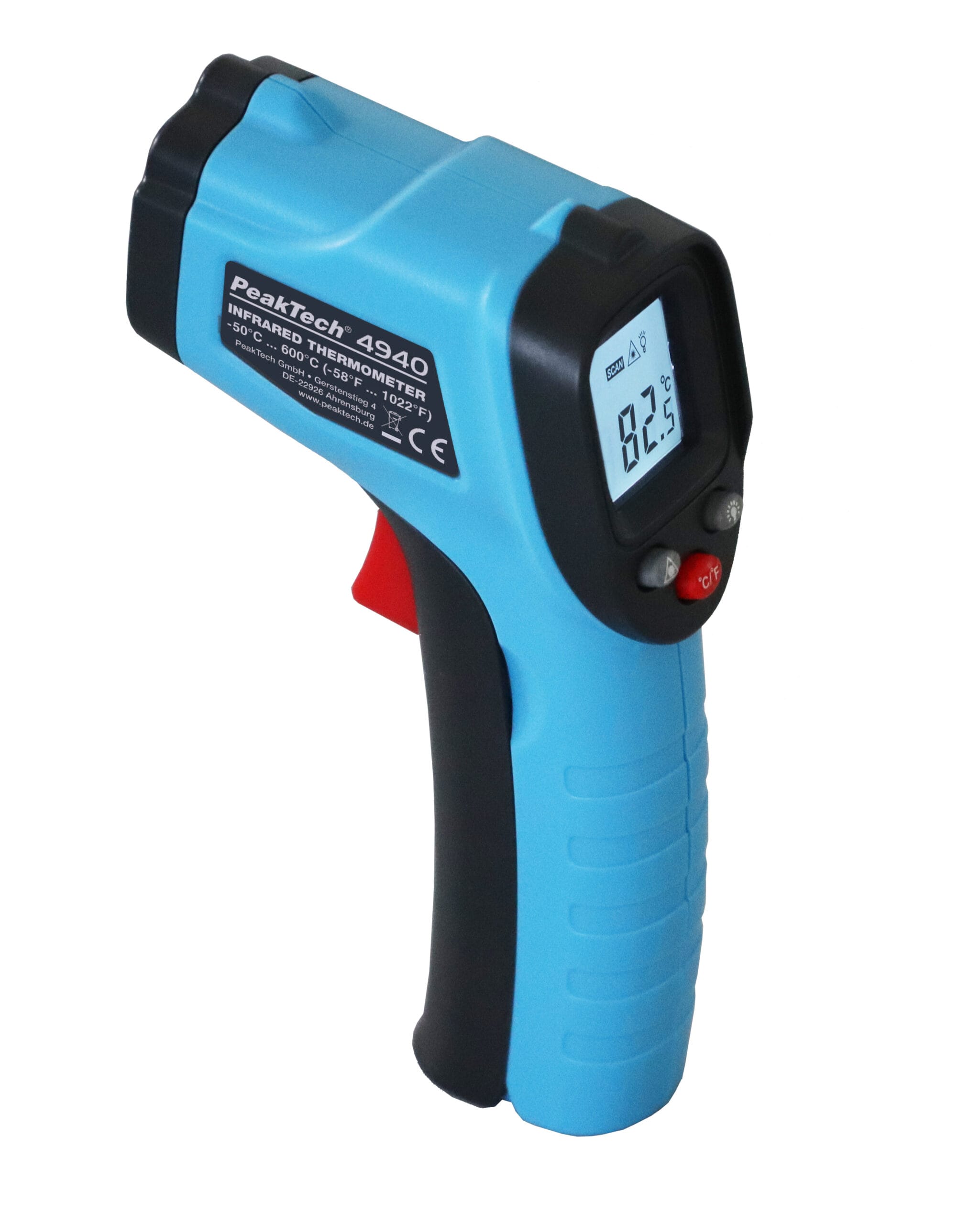 PeakTech® P 4940 Mini IR Thermometer -50°C ... +600°C ~ 12:1