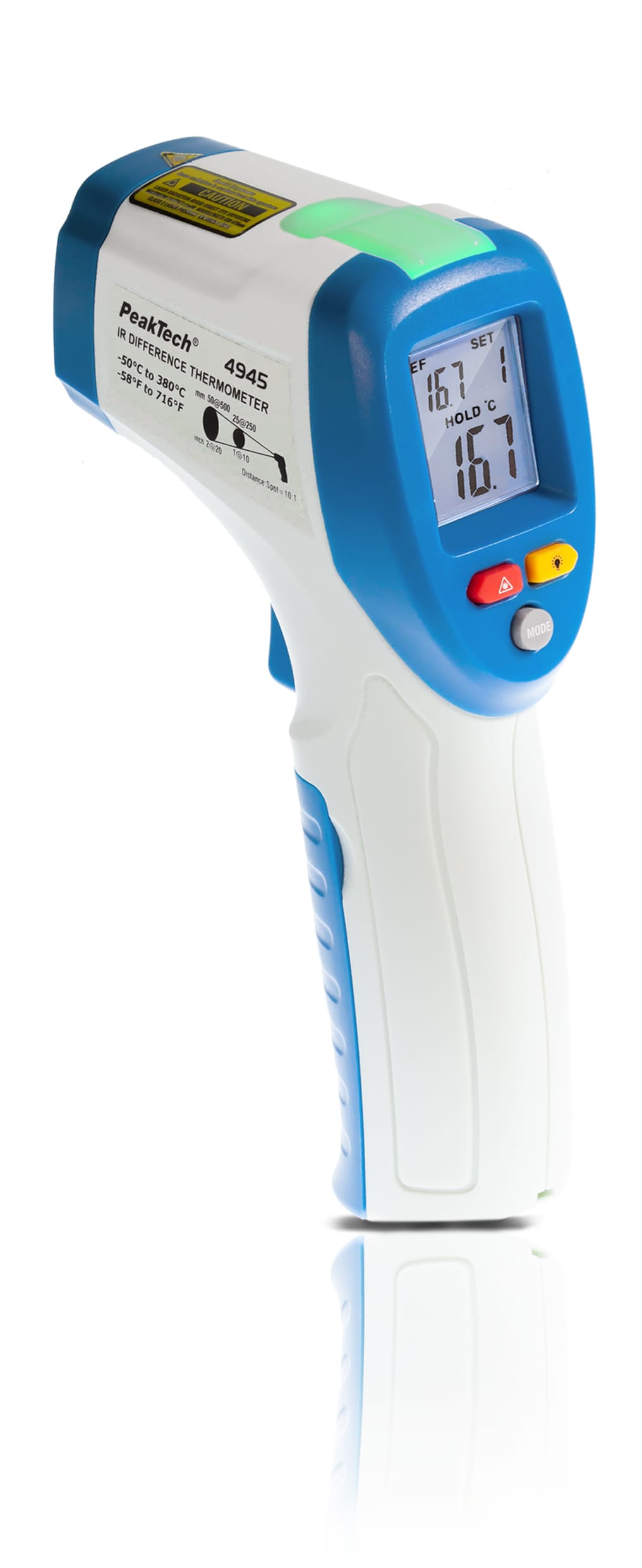 PeakTech® P 4945 IR Difference Thermometer with LED color indicator