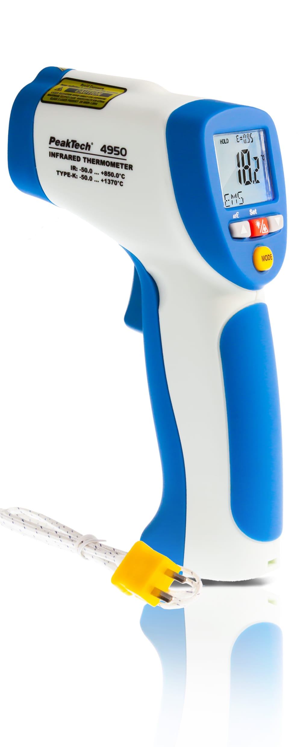 PeakTech® P 4950 2 in 1 IR-/Typ-K-Thermometer