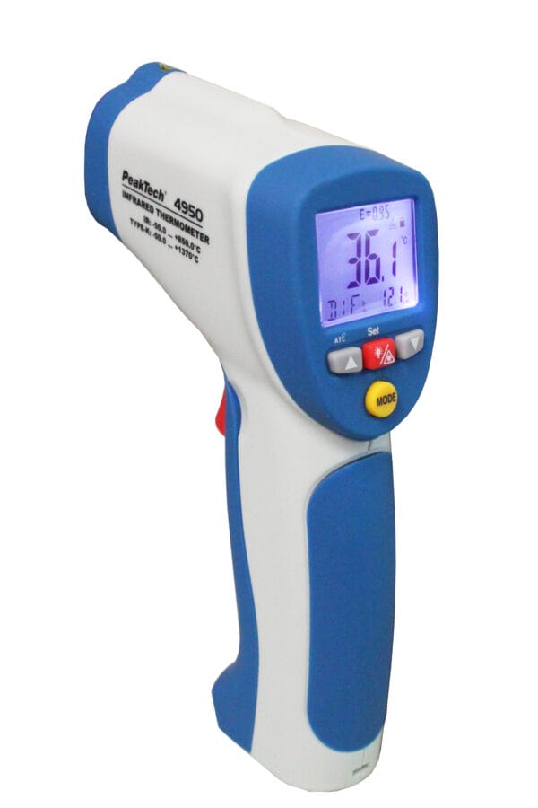 PeakTech® P 4950 2 in 1 IR-/Typ-K-Thermometer - Image 2