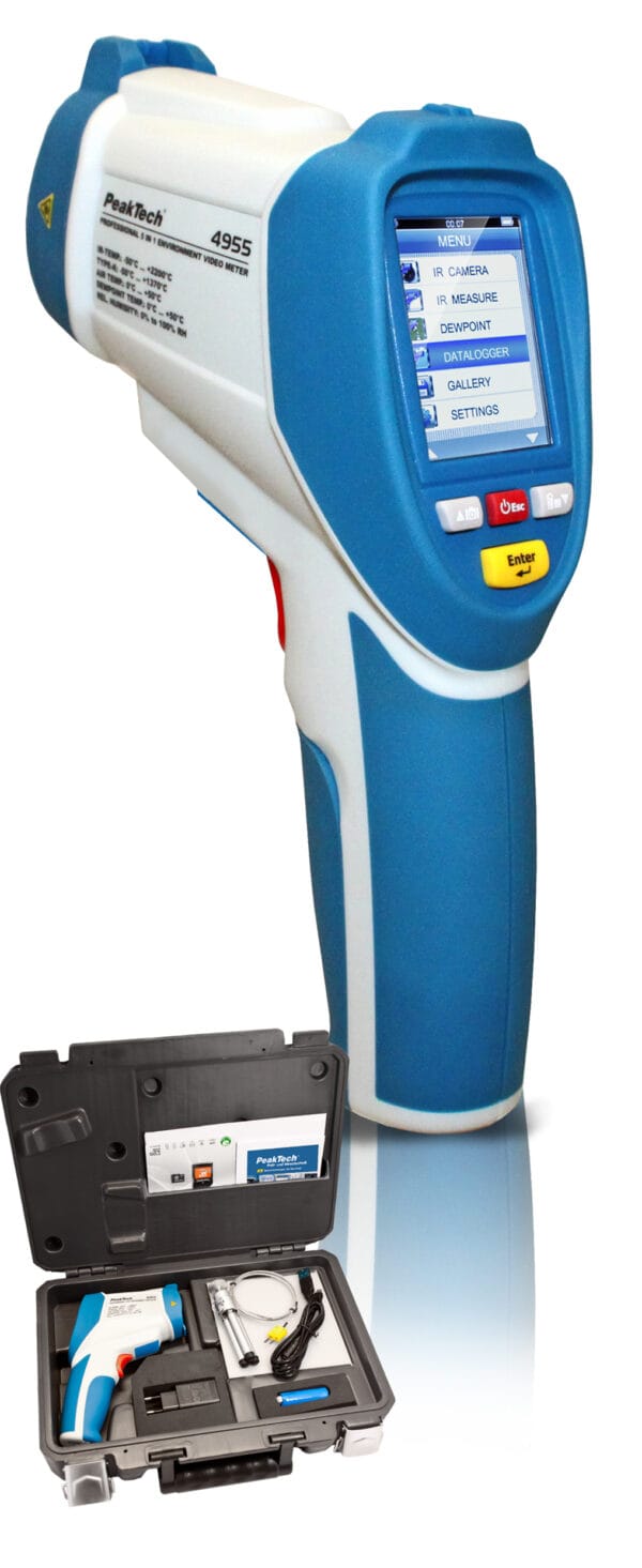 PeakTech® P 4955 IR-Thermometer -50 … +2200°C, Datalogger, Video - Image 11