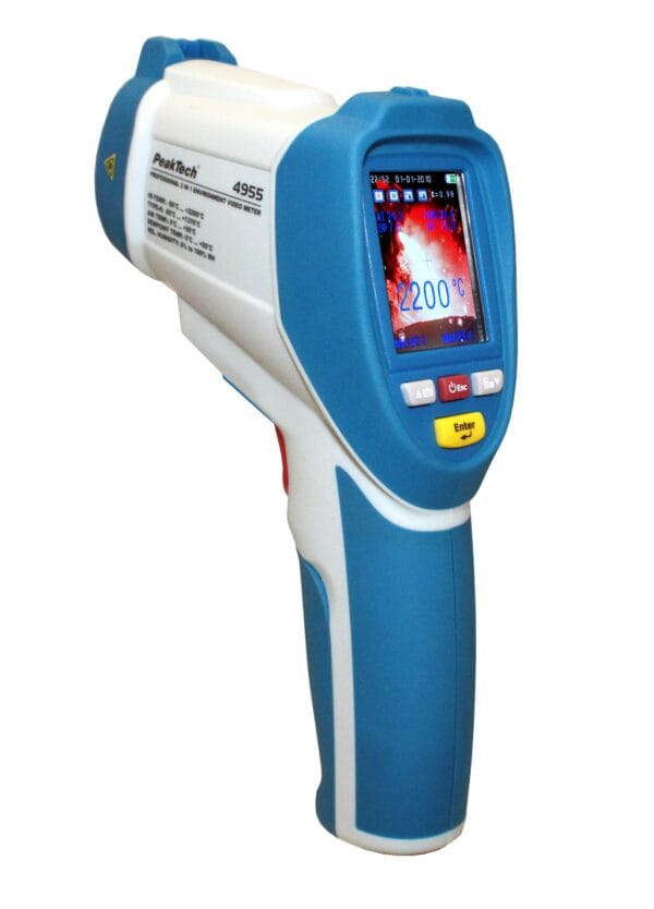 PeakTech® P 4955 IR-Thermometer -50 … +2200°C, Datalogger, Video - Image 10