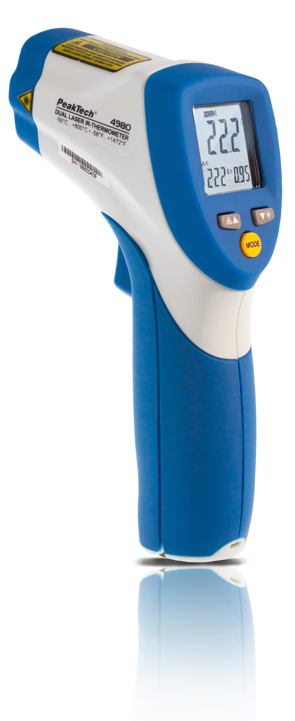 PeakTech® P 4980 Dual-Laser IR-Thermometer