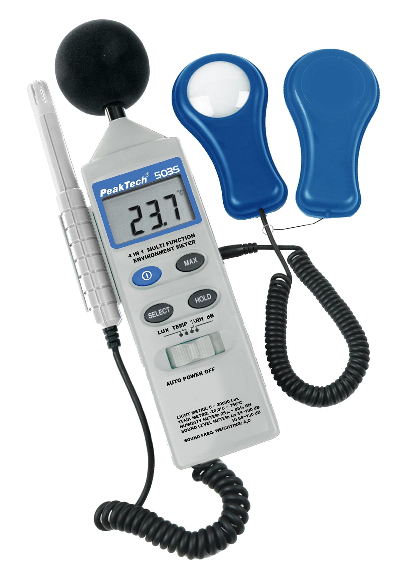 PeakTech® P 5035 Multifunction environment tester