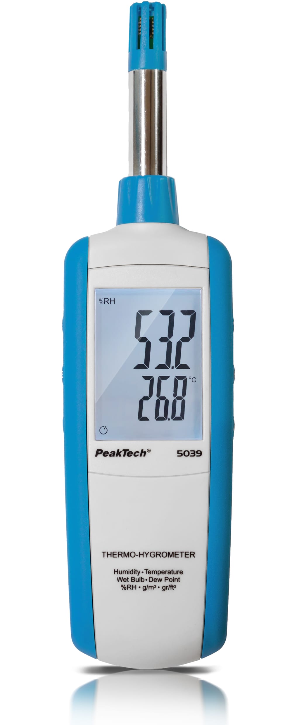 PeakTech® P 5039 Thermo-hygrometer with dew point and wet bulb