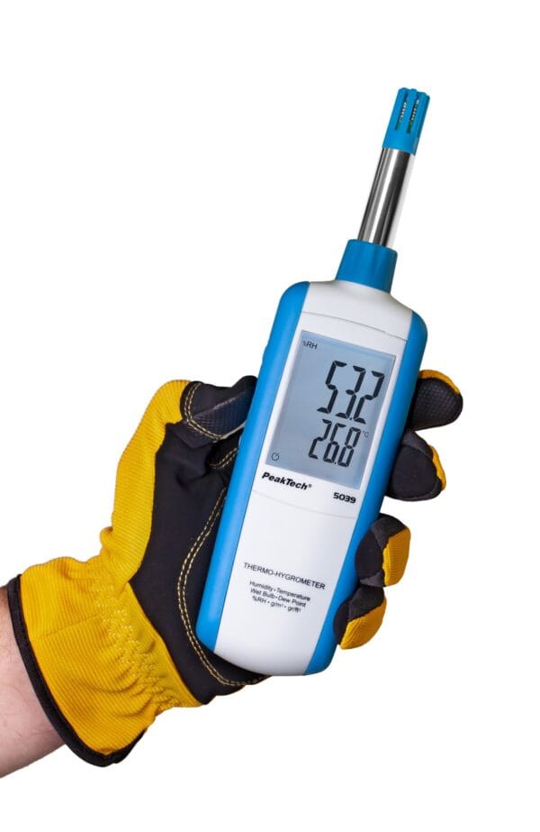 PeakTech® P 5039 Thermo-hygrometer with dew point and wet bulb - Image 5