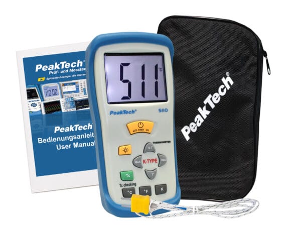 PeakTech® P 5110 Digital-Thermometer K-Type / -50 ... +1300°C - Image 2