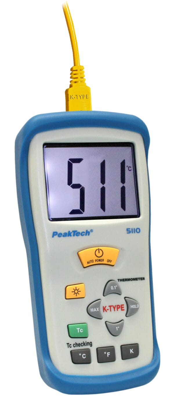PeakTech® P 5110 Digital-Thermometer K-Type / -50 ... +1300°C - Image 4