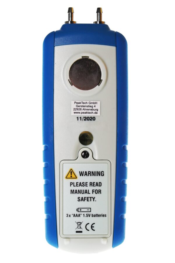 PeakTech® P 5144 Differential pressure Meter 0...200 mbar with USB - Image 6