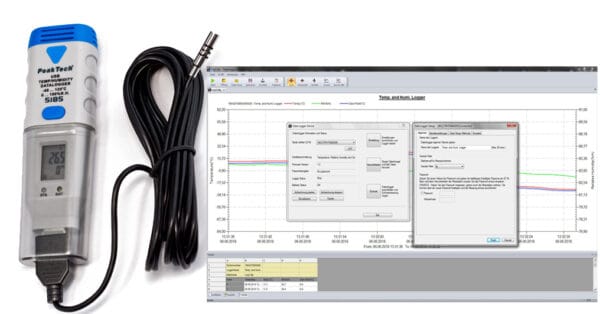 PeakTech® P 5185 USB-Datalogger Temperature and Humidity - Image 2