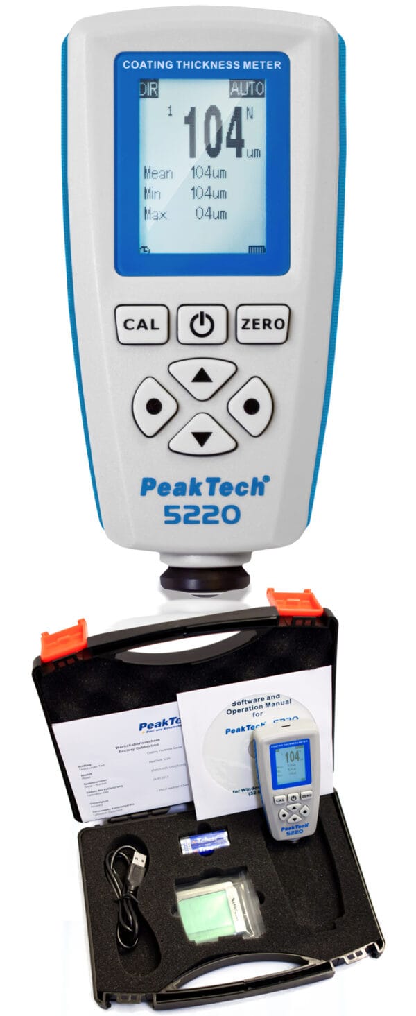 PeakTech® P 5220 Coating and Material Thickness Meter - Image 2