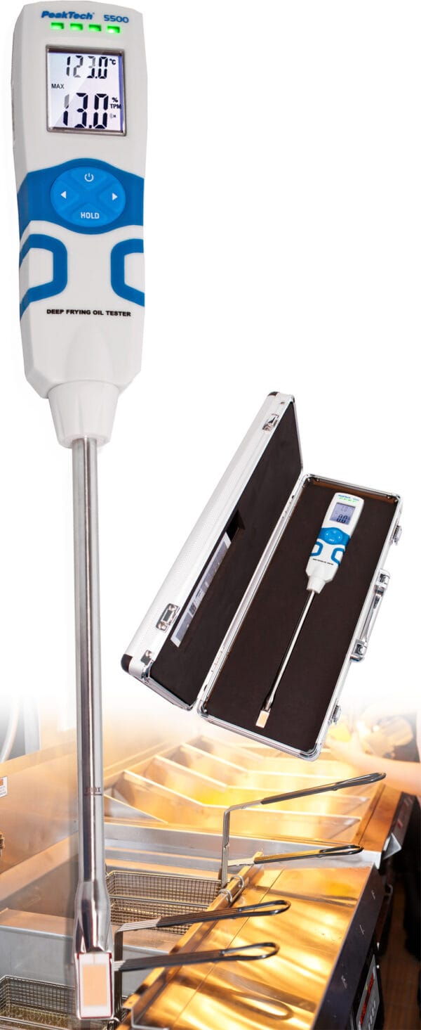 PeakTech® P 5500 Frying Oil Tester - TPM% and Oil-Temperature - Image 6