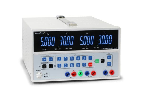 PeakTech® P 6075 Digital Laboratory Power Supply with USB - Image 3