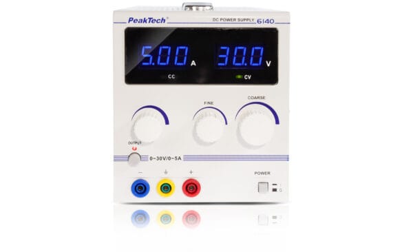 PeakTech® P 6140 Digital Laboratory Power Supply 0-30 V/ 0-5 A DC
