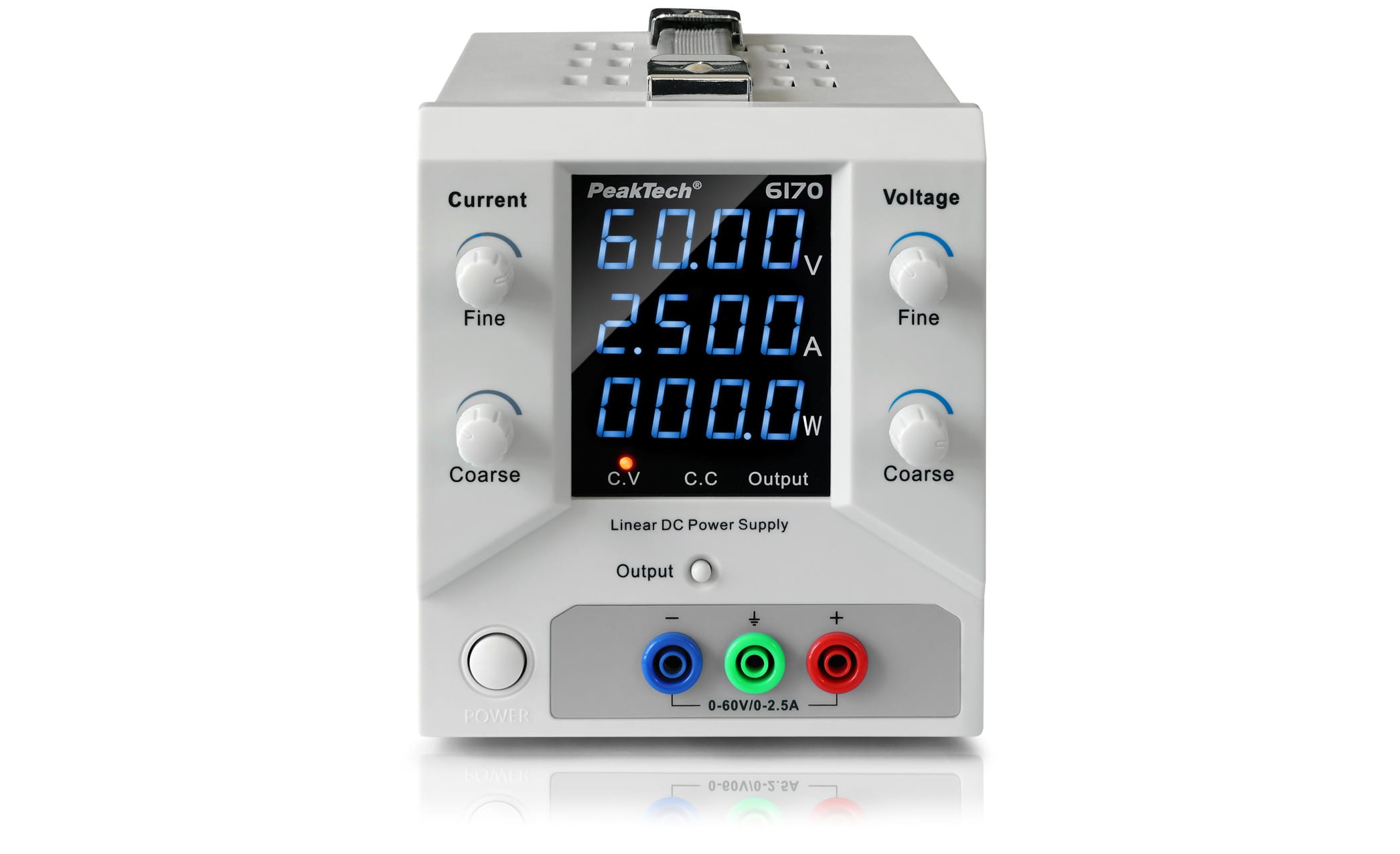 PeakTech® P 6170 Laboratory power supply 0-60 V / 0-2