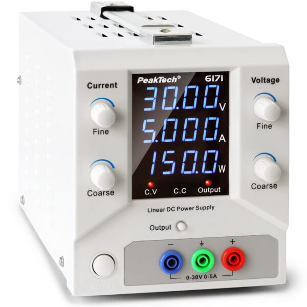 PeakTech® P 6171 Laboratory power supply 0-30 V / 0-5 A DC - Image 2