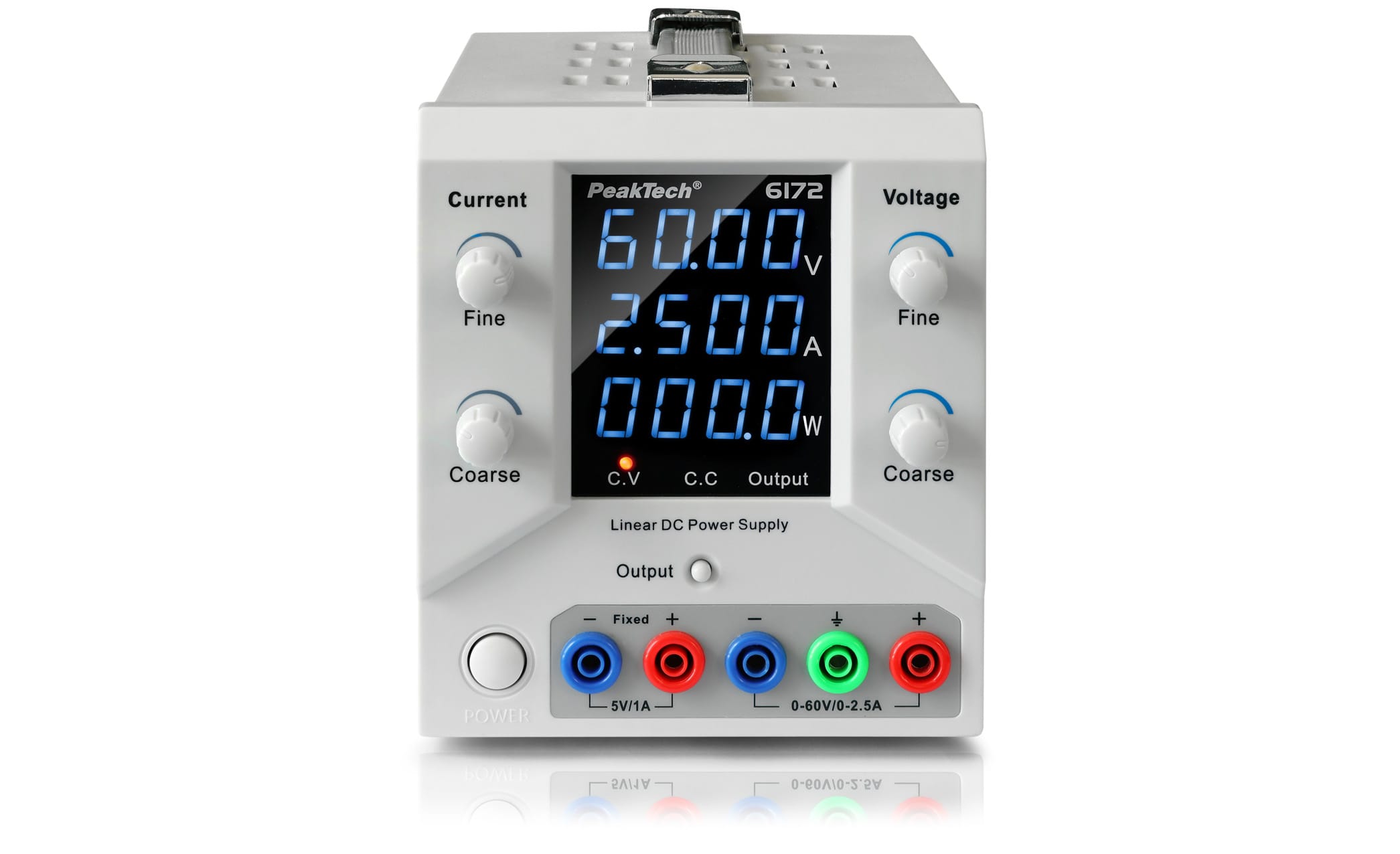 PeakTech® P 6172 Laboratory power supply 0-60 V / 0-2