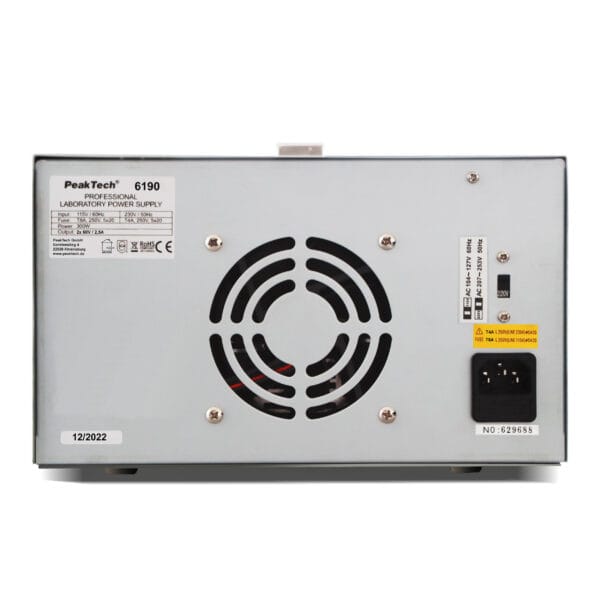 PeakTech® P 6190 Lab power supply 2x 0-60 V / 0-2,5 A DC & USB - Image 3