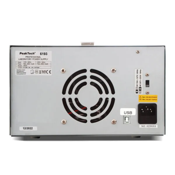 PeakTech® P 6193 Laboratory power supply 0-30 V / 0-5 A DC & USB - Image 3