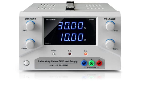 PeakTech® P 6194 Laboratory power supply 0-30 V / 0-10 A DC
