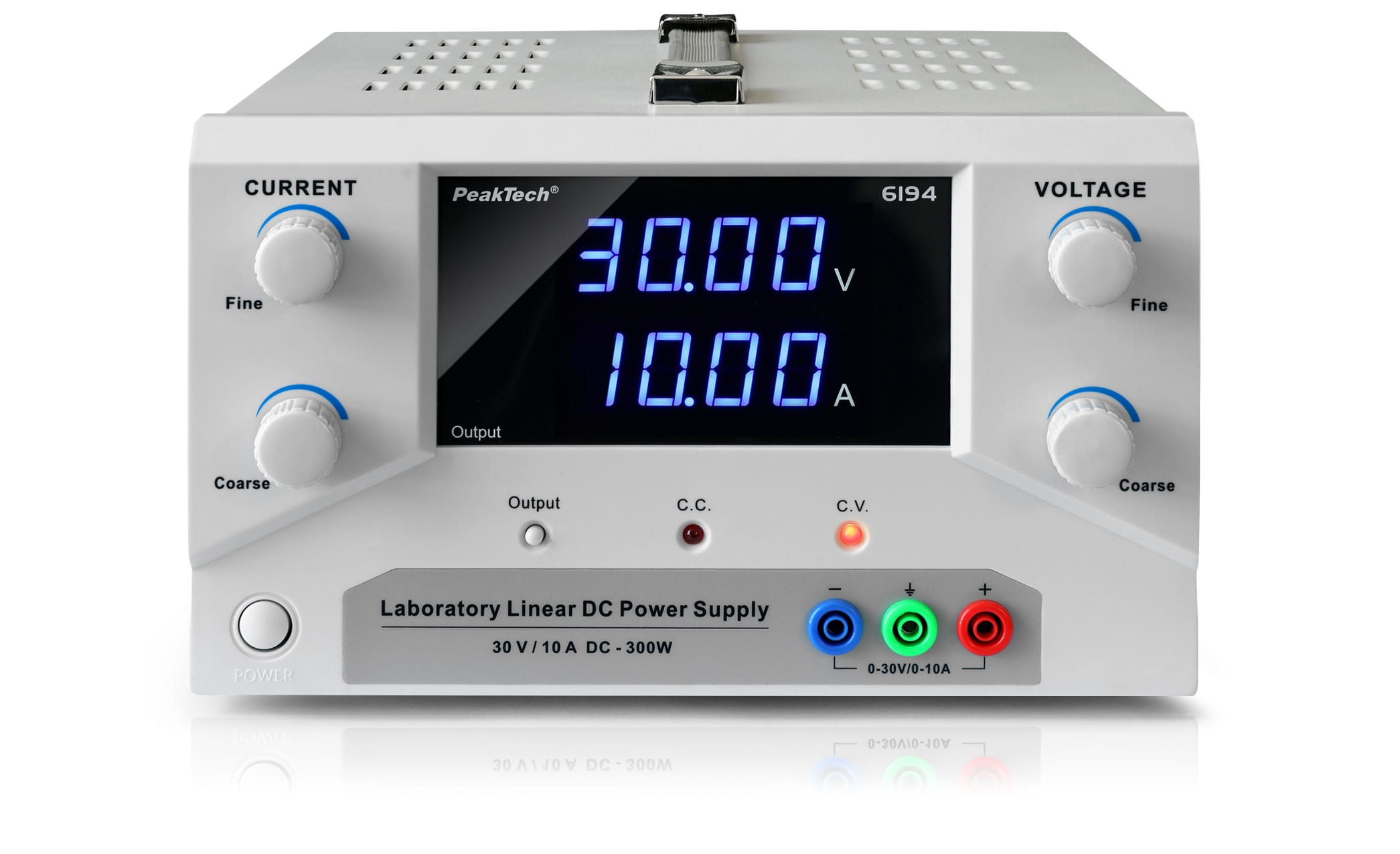 PeakTech® P 6194 Laboratory power supply 0-30 V / 0-10 A DC