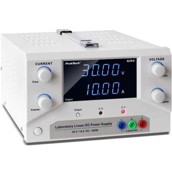 PeakTech® P 6194 Laboratory power supply 0-30 V / 0-10 A DC - Image 2