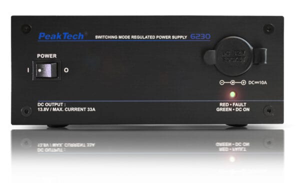 PeakTech® P 6230 Power Supply with automotive power socket